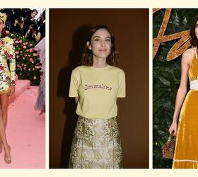 how to emulate alexa chung s style fashion tips outfit ideas, Yellow Alexa Chung outfits