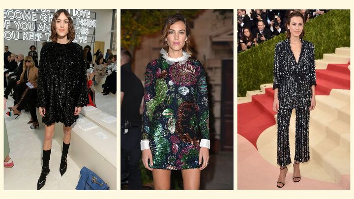 how to emulate alexa chung s style fashion tips outfit ideas, Beaded outfits on the red carpet