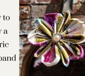 How to Sew a Fabric Headband Upstyle