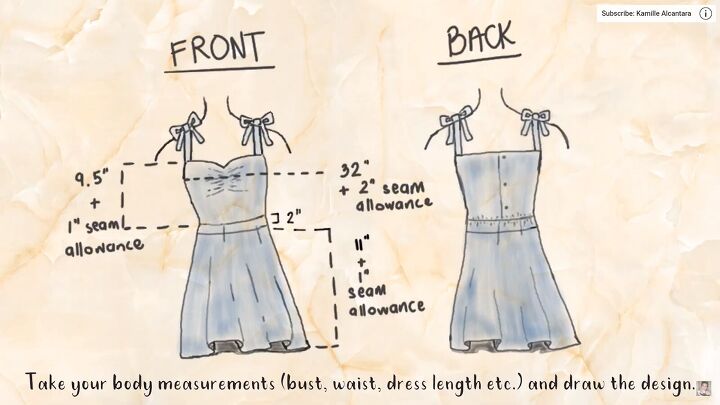 how to easily turn an oversized men s shirt into a pretty dress, DIY dress pattern