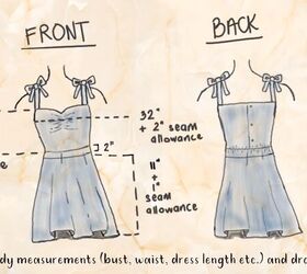 How to Easily Turn an Oversized Men's Shirt Into a Pretty Dress Upstyle