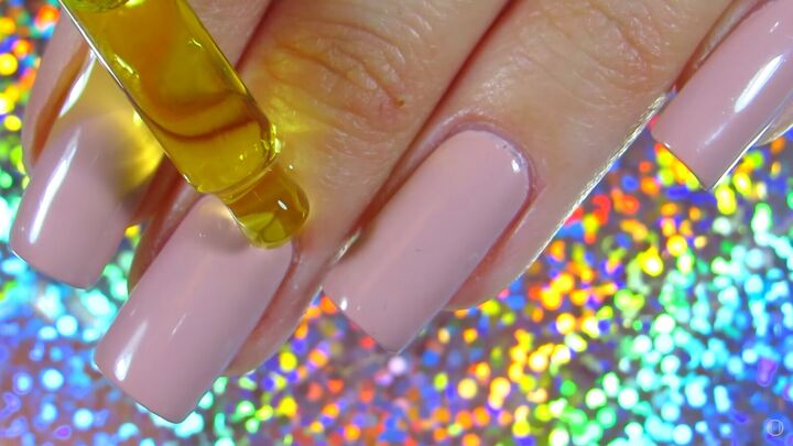 how to remove nail polish with acetone without drying out your nails, Applying cuticle oil before acetone