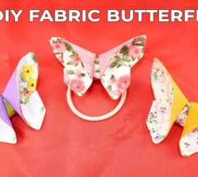 How to Make Fabric Butterflies in Minutes