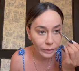 how to do makeup for a beach vacation long lasting makeup tricks, Using a dark color under the eyes