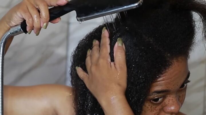 how to wash hair for hair growth 20 helpful hair washing hacks, Using warm water to wash hair