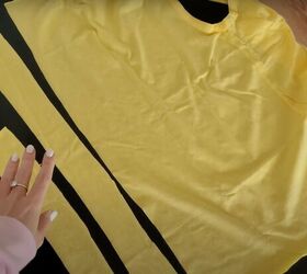 how to make a diy cut out top with long sleeves a turtleneck, Cutting out strips of bias tape