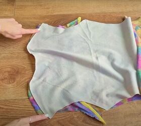 how to make a diy cut out top with long sleeves a turtleneck, Pinning the shoulder seams