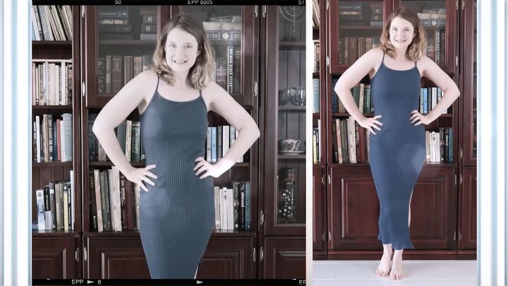 how to wear a bodycon midi dress dressed up or dressed down, How to wear a bodycon midi dress