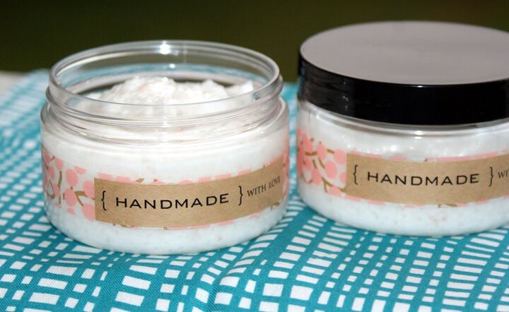 diy foaming salt scrub a 3 in 1 skin care product gift idea
