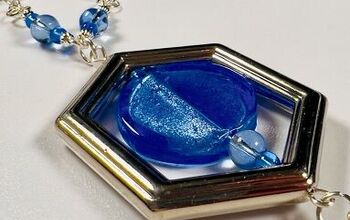 How to Use a Bead Frame - Blue Pendant Necklace