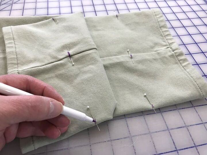 how do i easily hem pants using a straight stitch