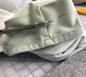 how do i easily hem pants using a straight stitch