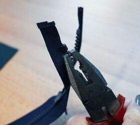 how to shorten a zipper, HOW TO SHORTEN PLASTIC ZIPPER