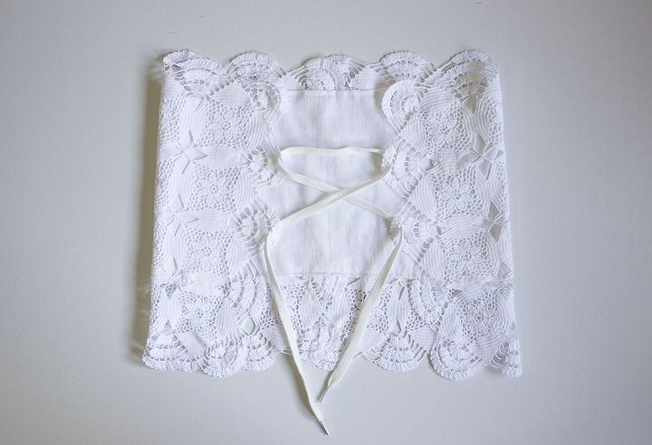 upcycled doily summer top