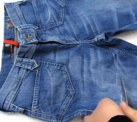 This cute idea just made us want to cut up all of our old jeans