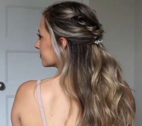 3 Gorgeous, Half-up, Half-Down Wedding Hairstyles for Long Hair