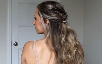 3 Gorgeous, Half-up, Half-Down Wedding Hairstyles for Long Hair