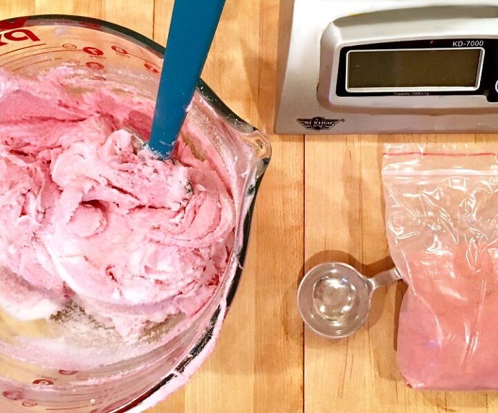 strawberry smoothie whipped salt scrub recipe for glowing skin