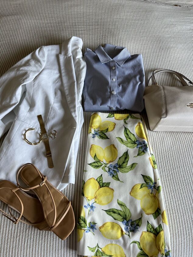 lemon print clothing seven outfits