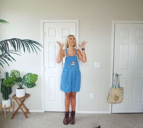 10 realistic hot summer outfits for super sweaty weather, Short overalls outfit for the summer