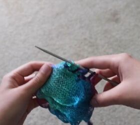 how to make a funky diy ruffle scarf in a few simple steps, DIY knit ruffled scarf