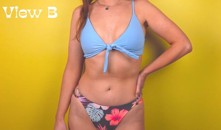 how to sew strappy bikini bottoms in 2 different styles, How to make strappy bikini bottoms