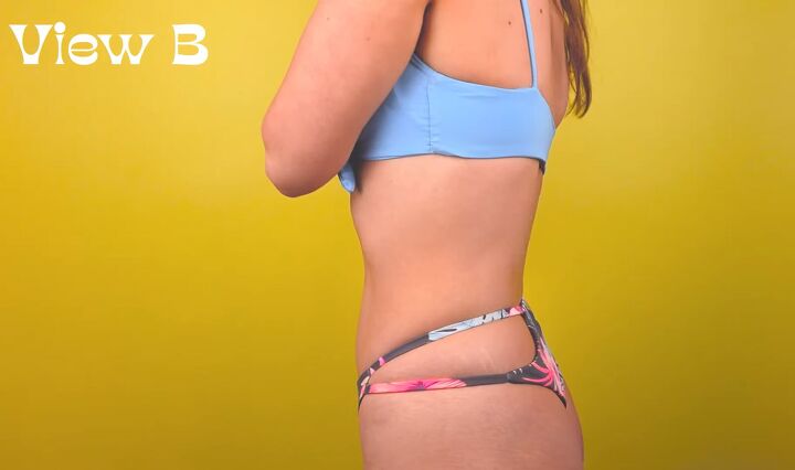 how to sew strappy bikini bottoms in 2 different styles, Strappy bikini bottoms tutorial