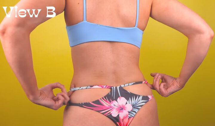 how to sew strappy bikini bottoms in 2 different styles, How to sew strappy bikini bottoms