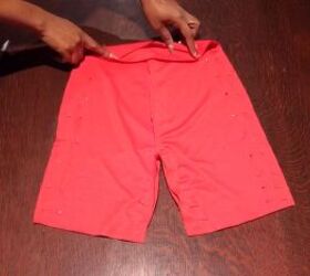 how to sew a cute biker shorts set without a pattern, Sewing the waistband
