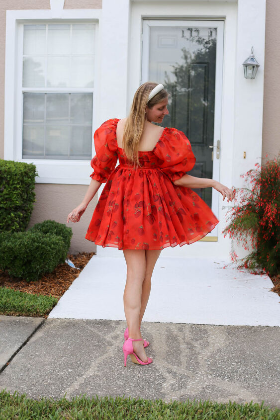 strawberry dress from selkie