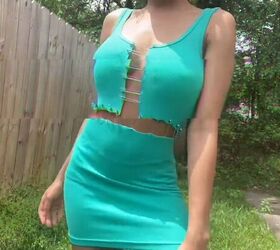 5 unique diy safety pin clothing ideas for summer, DIY safety pin dress