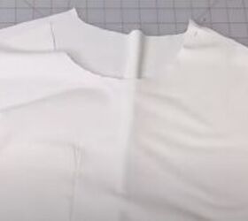 sewing an oversized t shirt that s on trend for summer, Pinning the shoulder seams