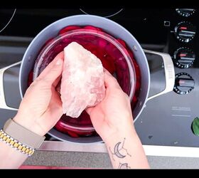 The crystal and ice trick creates something women spend good money on