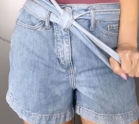 Easiest Way To Tie Paperbag Shorts 