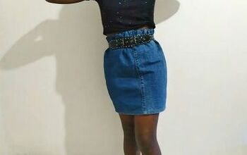 How to Make a Skirt From Jeans in 4 Easy Steps