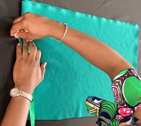 how to make on trend diy wrap shorts in a few simple steps, Marking the crotch depth