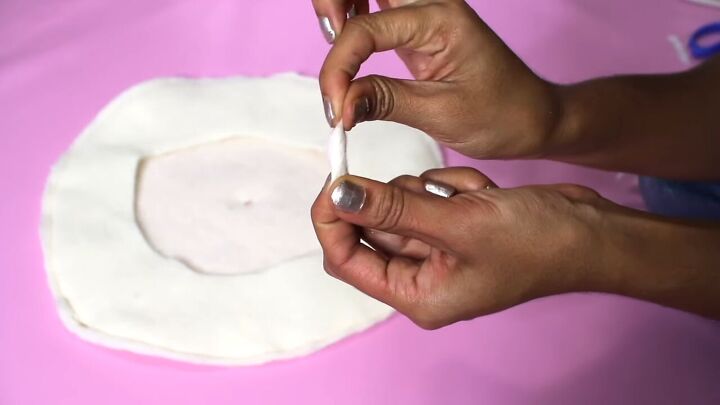 how to make a beret easy pattern making sewing embellishing, Sewing the stem of the beret