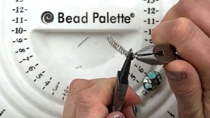 how to make a beautiful floating bead necklace in a few simple steps, Attaching jump rings to the chains