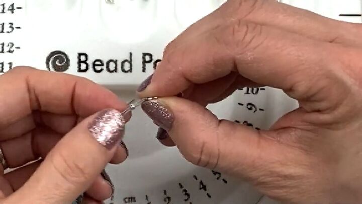 how to make a beautiful floating bead necklace in a few simple steps, Attaching the other crimping bead