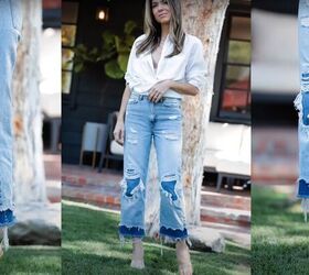 How To Fray Jeans In 7 Different Ways Distress Crop Fray More   How To Fray Jeans 