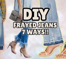 how to fray jeans in 7 different ways distress crop fray more, How to fray jeans