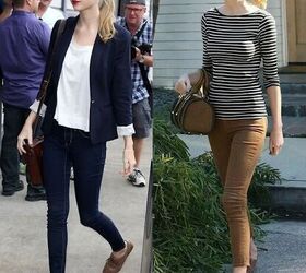 8 quintessentially preppy shoe styles how to wear them, Taylor Swift wearing Oxford shoes