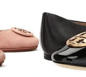 8 quintessentially preppy shoe styles how to wear them, Classic Tory Burch ballet flats