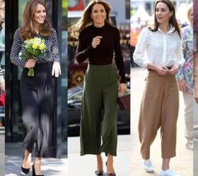 kate middleton s casual style how to dress like an off duty duchess, Kate Middleton wearing culottes
