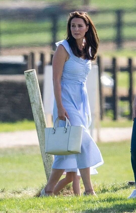 kate middleton s casual style how to dress like an off duty duchess, Kate Middleton wearing a midi dress
