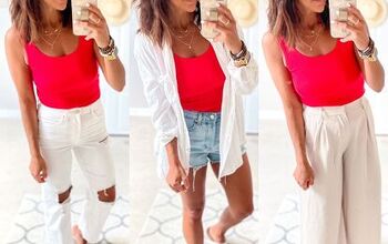 4th of July Outfits With a Red Tank!