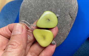 How to Make Colourful Eco  Tagua Nut Earrings