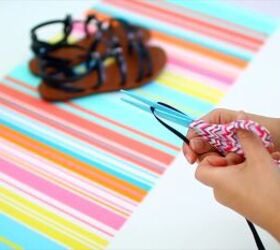 3 super easy diy accessories you can make for the summer, Cutting ribbon