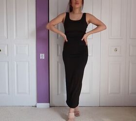 black cocktail dress vintage Unique Vintage Black Scalloped Neck Swing Dress