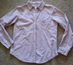 bleached plaid shirt